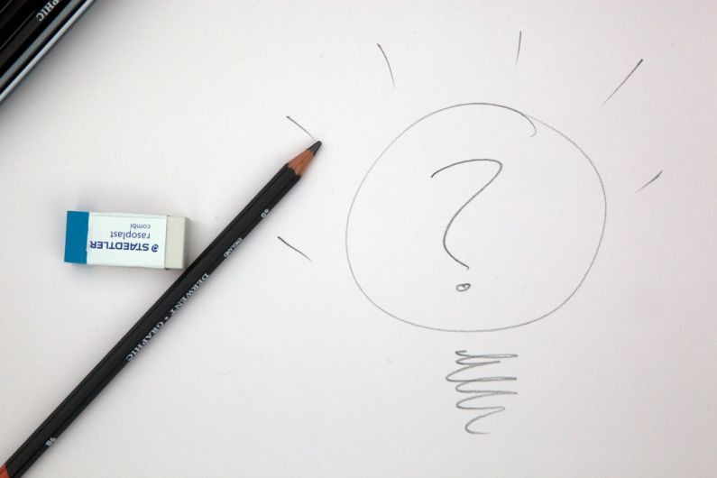 Strategies - black pencil on white printerpaper