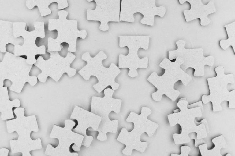 Problems - white and black jigsaw puzzle