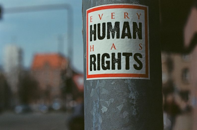 Rights - black and white labeled bottle