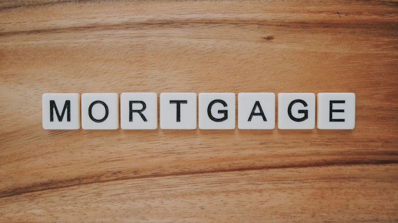 Mortgage - mortgage Scrabble tiles